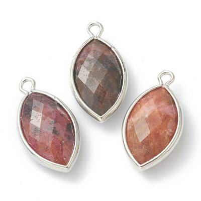 Natural Rhodonite Pendants