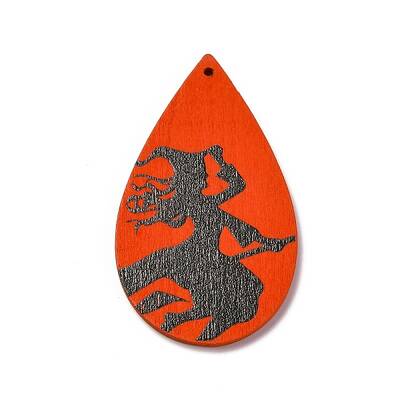 Single Face Printed Wood Pendants