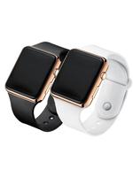 Couple Digital Watch, Fashionable Silicone Strap Digital Watch for Women & Men, Trendy All-match & Exquisite Watch for Birthd...