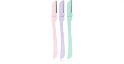 Brushworks Precision Pastel Razor (for eyebrows) 3 pcs