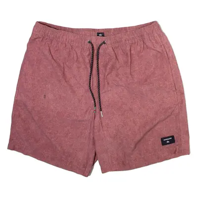 QUIKSILVER Mens Casual Shorts Red L W32