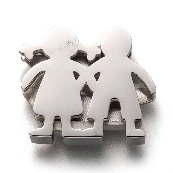 Non-Tarnish 304 Stainless Steel Slide Charms