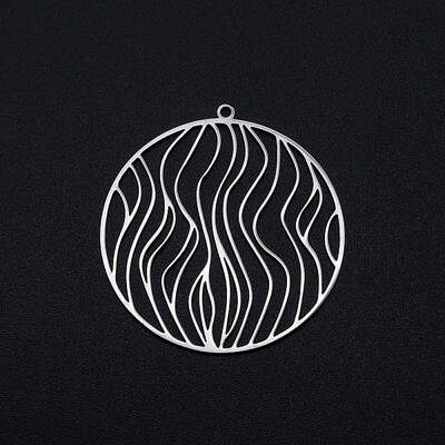 Non-Tarnish 201 Stainless Steel Filigree Charms