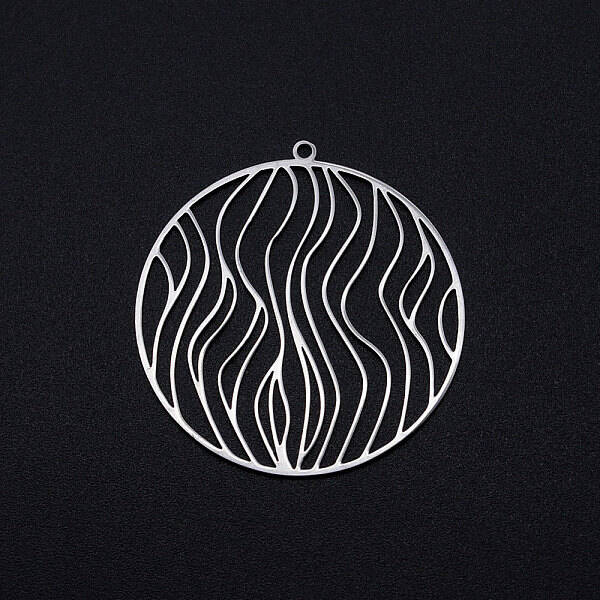 Non-Tarnish 201 Stainless Steel Filigree Charms