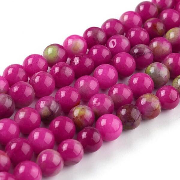 Natural White Jade Beads