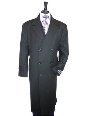 Mens Overcoat -Mens Long Wool Topcoats- Topcoat For Men-Mens Double breasted Overcoat - 