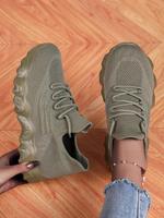 2025 Spring & Summer Women's Newly Upgraded Eva Materials Casual Trainer, Super Light and Breathable Slip on Lace-up Low Top ...