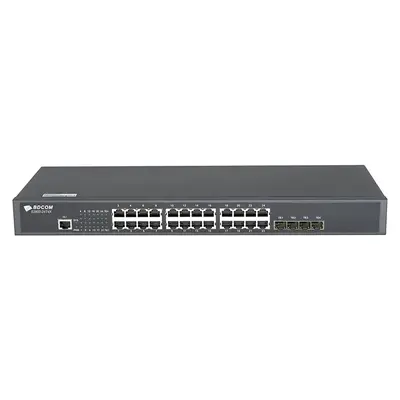 BDCOM S2900-24T4X-2AC | S2900-24T4X 24x Gigabit Ethernet RJ-45 Network Ports with 4x 10GbE SFP+ Expansion Slot Layer 3 Ethern...