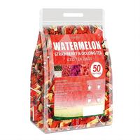 Watermelon Oolong Tea, 8.82oz/250g, no additives, oolong tea, dried watermelon pieces, dried apples, strawberry crush, dried ...