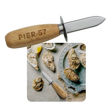 100 Promotional Oyster Knife - Ridged Blade