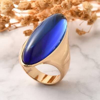 Resin Horse Eye Finger Rings