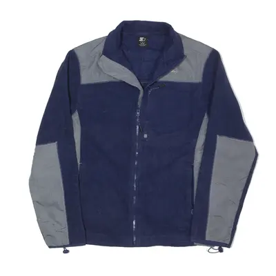 STARTER Fleece Jacket Blue Mens S