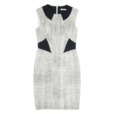 KAREN MILLEN Womens Pencil Dress Black Sleeveless Midi UK 10