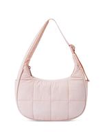 Women's Solid Color Quilted Hobo   Bag, Fashionable Large Capacity Underarm Bag for Daily Used, Casual Trendy Versatile High-...