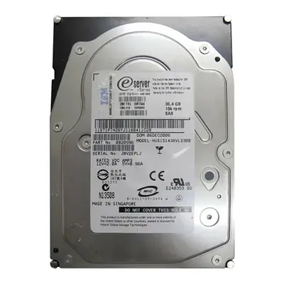26K5840 IBM 36.4GB 3Gb/s SAS 15000 3.5-inch 16MB Hard Drive