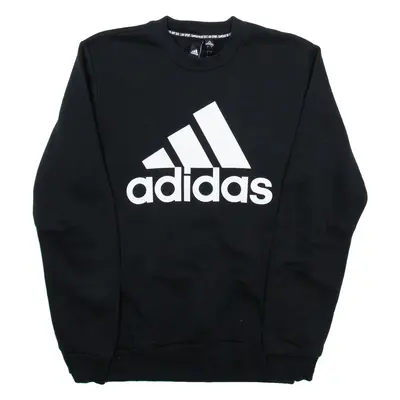 ADIDAS Mens Sweatshirt Black S