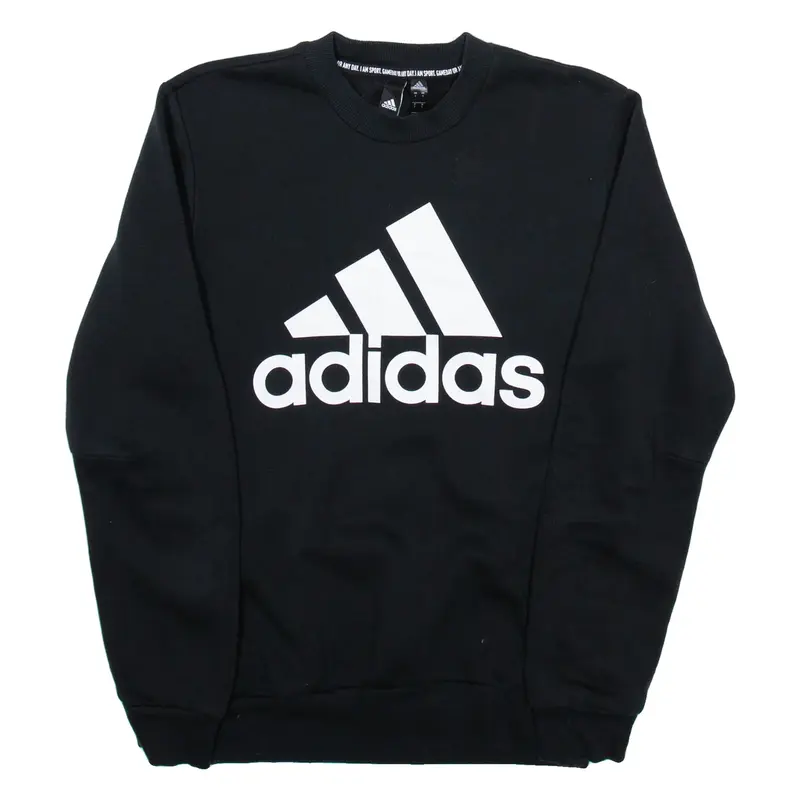 ADIDAS Mens Sweatshirt Black S