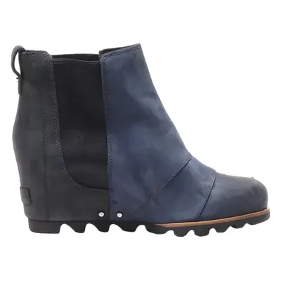 SOREL Wedge Heels Blue Suede Womens UK 6.5