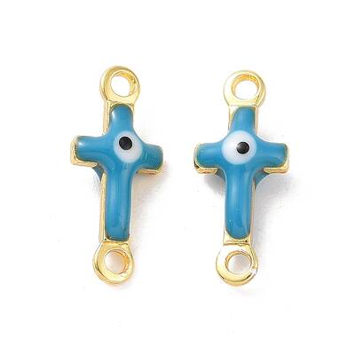 Brass Enamel Connector Charms