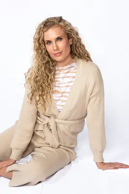 Haley Cardigan | Size: XS | Color: Sand