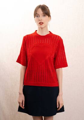 Blouse 21 Red | Color: RED | Size: U