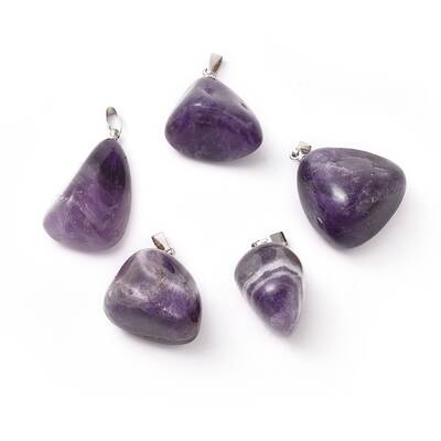 Natural Amethyst Pendants