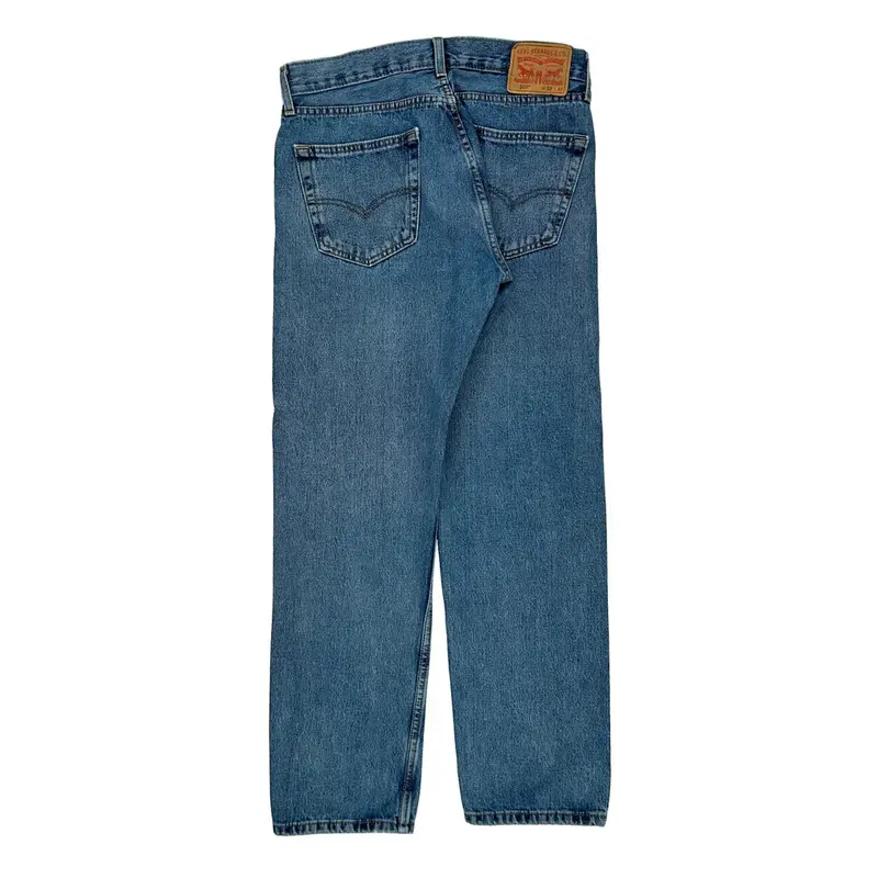 505 Levis Jeans - 33W 30L Blue Cotton