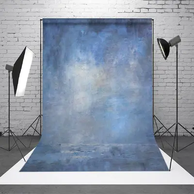 Light Purple Blue Abstract Backdrop For Photoshoot - Aperturee