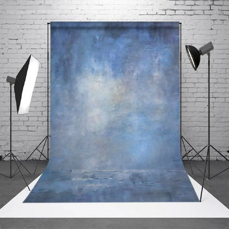 Light Purple Blue Abstract Backdrop For Photoshoot - Aperturee