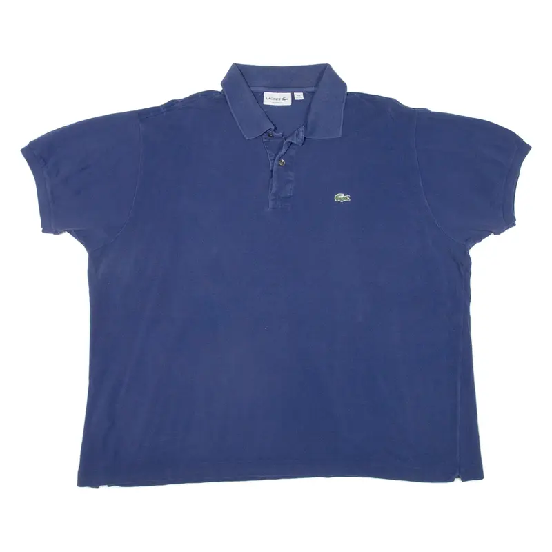 LACOSTE Mens Polo Shirt Blue 4XL