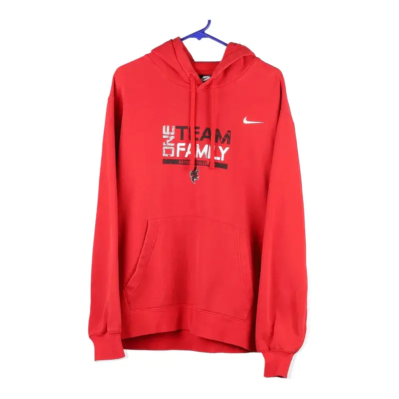 Nation Ford Falcons Nike Hoodie - XL Red Cotton Blend | Size: x-large