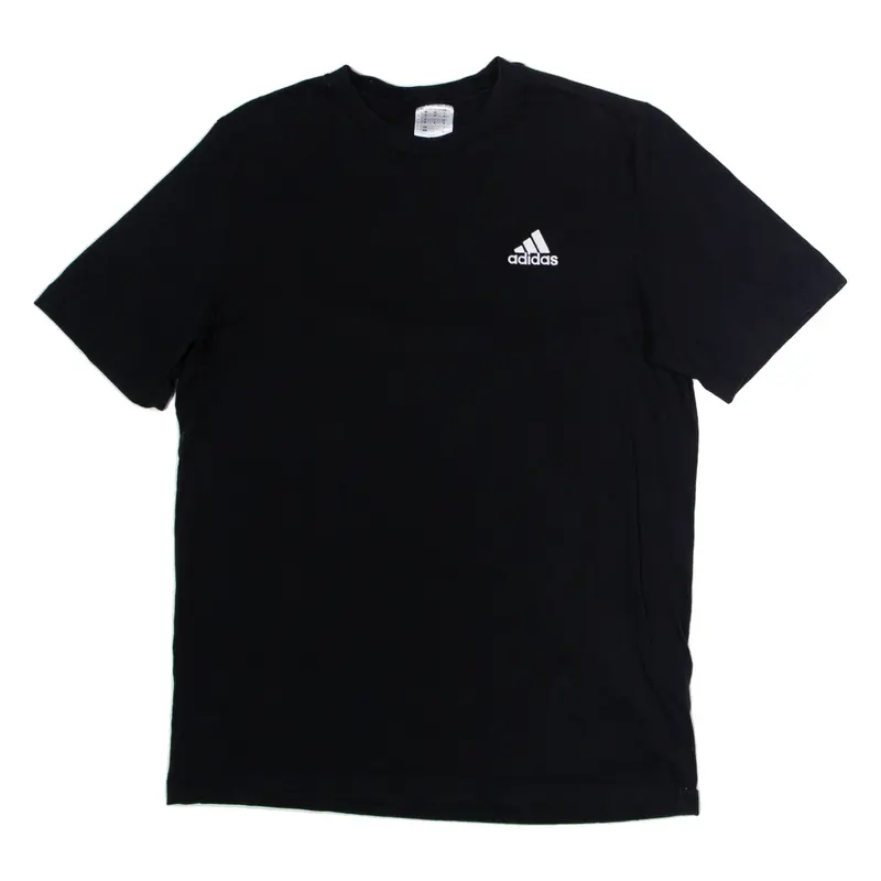 ADIDAS Mens T-Shirt Black Crew Neck M