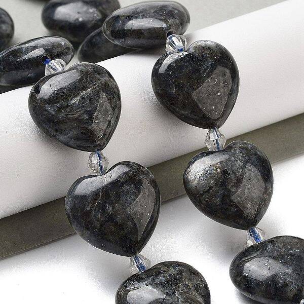 Natural Larvikite Beads Strands