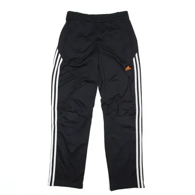 ADIDAS Track Pants Black Straight Mens S W28 L32