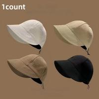 Foldable Wide Brim Hat, 1 Count Adjustable Outdoor Sun Hat, Breathable Sun Protection Cap for Women & Men, Outdoor Sports Hat...