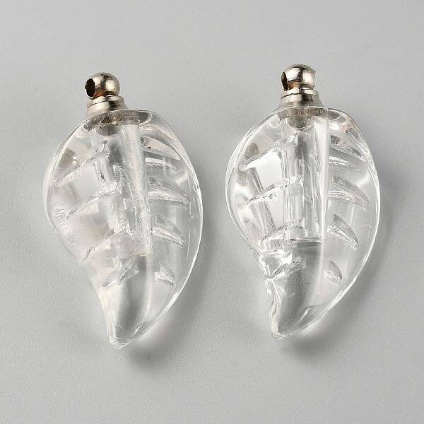 Glass Bottle Locket Pendants