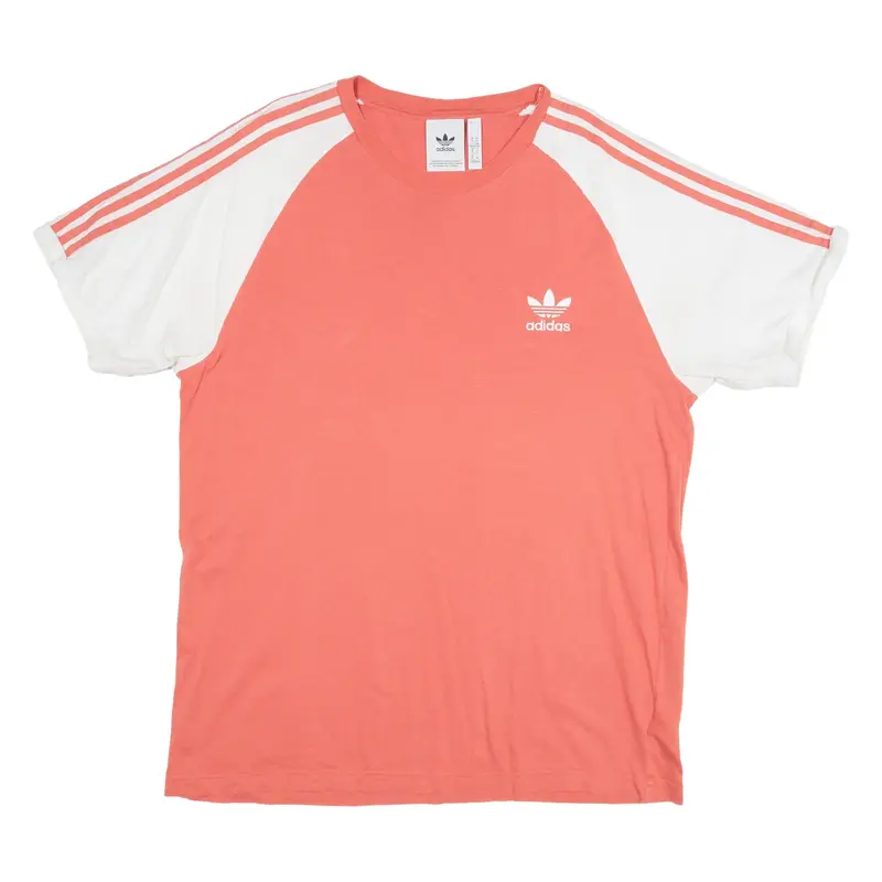 ADIDAS Womens T-Shirt Pink XL