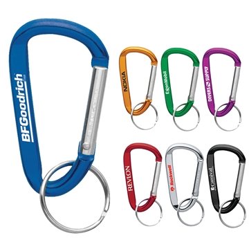 300 Custom Small Carabiner Key Ring - Aluminum
