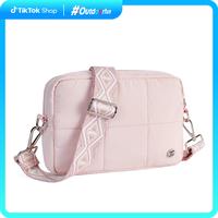 Telena Cloud-Light Crossbody Bags for Women Crossbody Purse with Guitar Strap Lightweight Waterproof Puffer Shoulder Bag Trav...