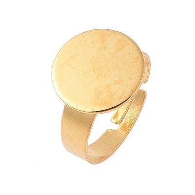 Adjustable 304 Stainless Steel Finger Rings Components