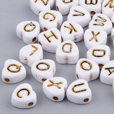 Electroplate Opaque Acrylic Beads