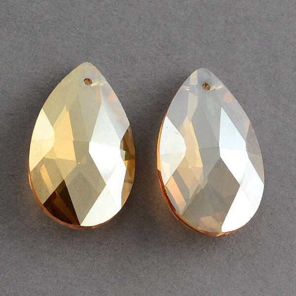 Electroplated Glass Pendants
