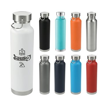 24 Custom Thor Copper Vacuum Insulated 22oz Water Bottle - 48hr ...