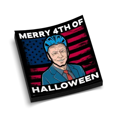 4th Of Halloween - Hard Hat Decal