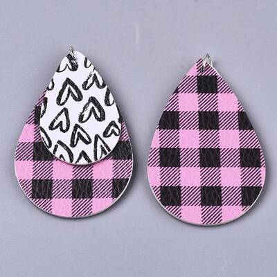 PU Leather Big Pendants