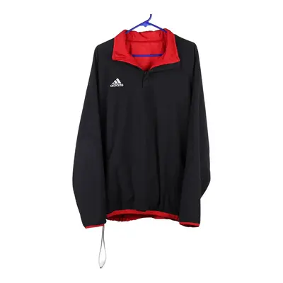Adidas Reversible Fleece - XL Black Polyester | Size: x-large