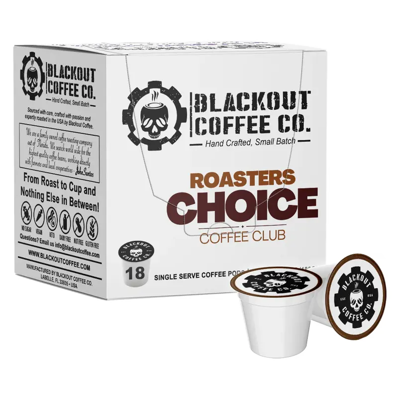 Roasters Choice of the Month Club, SINGLE SERVE PODS 18CT
