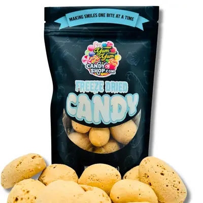 Freeze Dried Honey Almond Bits Freeze Dried Candy  Snack Light Airy Clouds Sweet Crunchy Gluten Free