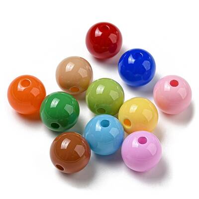 Opaque Acrylic Beads