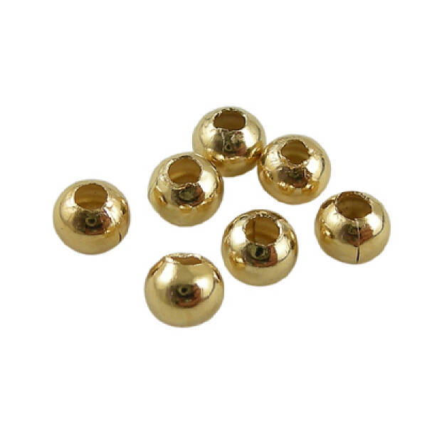 Brass Smooth Round Beads